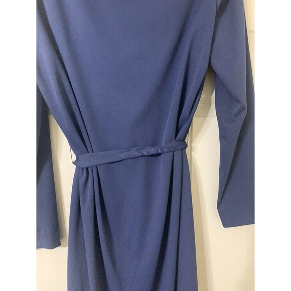 Vintage 60s/70s Navy Blue Midi Cocktail Dress by Umba for Parues Feinstein - Picture 7 of 9